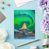 Rovaniemi, Finland Acryl Uitnodigingen (Insitu (Huwelijk))