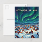 Rovaniemi Finland Briefkaart (Voorkant / Achterkant)