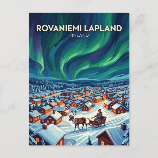 Rovaniemi Finland Briefkaart (Voorkant)
