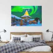 Rovaniemi, Finland Canvas Afdruk (Insitu (Slaapkamer))