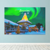 Rovaniemi, Finland Canvas Afdruk (Insitu (Houten vloer))