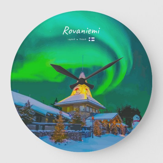 Rovaniemi, Finland Grote Klok (Voorkant)