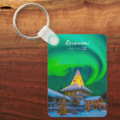 Rovaniemi, Finland - Magic Aurora Classic Sleutelhanger (Voorkant)