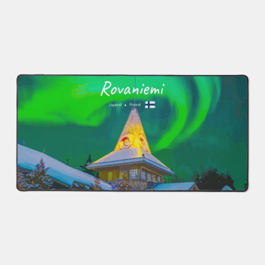 Rovaniemi, Finland - Magische Aurora Bureaumat (Voorkant)