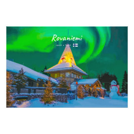 Rovaniemi, Finland - Magische Aurora Foto Afdruk