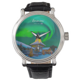 Rovaniemi, Finland - Magische Aurora Horloge
