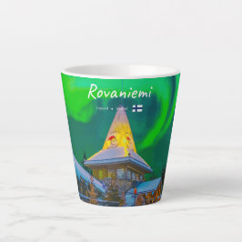 Rovaniemi, Finland - Magische Aurora Klein Latte Mok
