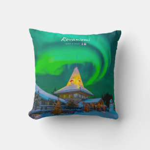 Rovaniemi, Finland - Magische Aurora Kussen