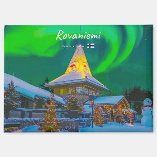 Rovaniemi, Finland - Magische Aurora Magneet