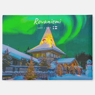 Rovaniemi, Finland - Magische Aurora  Magneet
