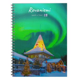 Rovaniemi, Finland - Magische Aurora Notitieboek