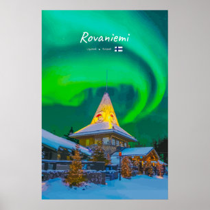 Rovaniemi, Finland - Magische Aurora Poster