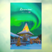Rovaniemi, Finland - Magische Aurora Raamsticker (Vel 3)