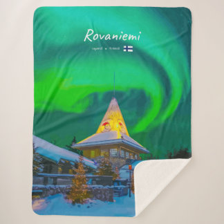 Rovaniemi, Finland - Magische Aurora Sherpa Deken