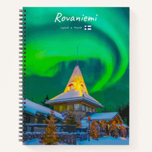 Rovaniemi, Finland - Magische Aurora Spiraal Notitieboek