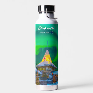 Rovaniemi, Finland - Magische Aurora Waterfles