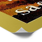 Rovaniemi, Finland, rendeers aan de kust Poster (Hoek)