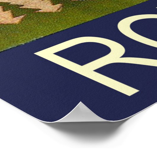 Rovaniemi, Finland, vrouw aan de kust Poster (Hoek)