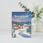 Rovaniemi, Finland, winter Briefkaart (Staand voorkant)