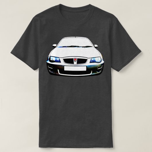 Rover 25 klassiek hoog contrast t-shirt (Design voorkant)
