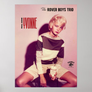Rover Boys Trio 18x24 "Real Gone Yvonne" Poster