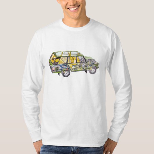 Rover Car Classic  Hiking Duck T-shirt (Voorkant)