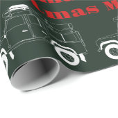 Rover Defender kerstpapier, cadeaupapier, SUV Cadeaupapier (Rol Hoek)