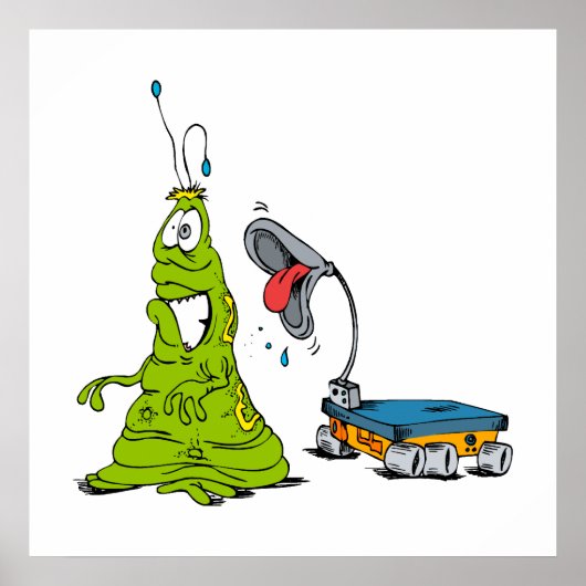 Rover razzing Martian Poster (Voorkant)