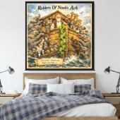 Rovers van de Ark van Noach Cartoon van Rick Londo Canvas Afdruk (Insitu (Slaapkamer))