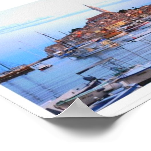 Rovinj Harbor, Croatia Poster (Hoek)