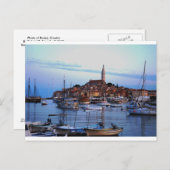 Rovinj Harbour, Kroatië Briefkaart (Voorkant / Achterkant)