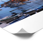 Rovinj Harbour, Kroatië Poster (Hoek)