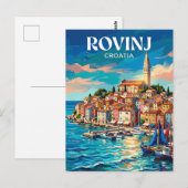 Rovinj Kroatië Briefkaart (Voorkant / Achterkant)