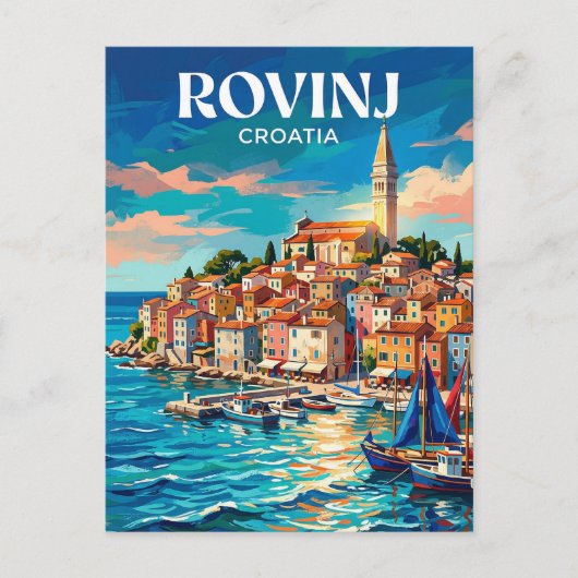 Rovinj Kroatië Briefkaart (Voorkant)