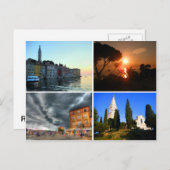 Rovinj, Kroatië Briefkaart (Voorkant / Achterkant)