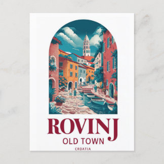Rovinj, Kroatië - Coastal Beauty Briefkaart