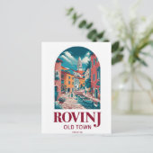 Rovinj, Kroatië - Coastal Beauty Briefkaart (Staand voorkant)