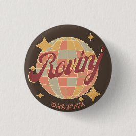 Rovinj Kroatië Hrvatska Retro Souvenir cadeau Ronde Button 3,2 Cm