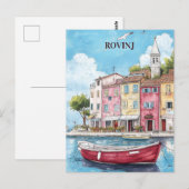 Rovinj Kroatië Reizen Briefkaart (Voorkant / Achterkant)