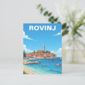 Rovinj Kroatië Reizen Briefkaart (Staand voorkant)
