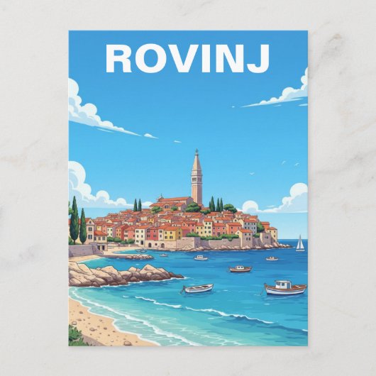 Rovinj Kroatië Reizen Briefkaart (Voorkant)