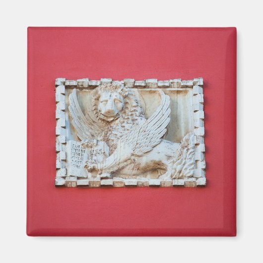 Rovinj Kroatië Venetian winged lion plaque archite Magneet (Voorkant)