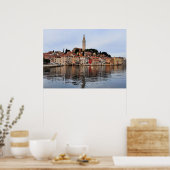 Rovinj Kustlijn Poster (Keuken)