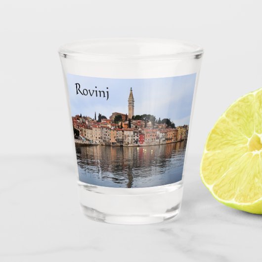 Rovinj Kustlijn Shot Glas (Voorkant)
