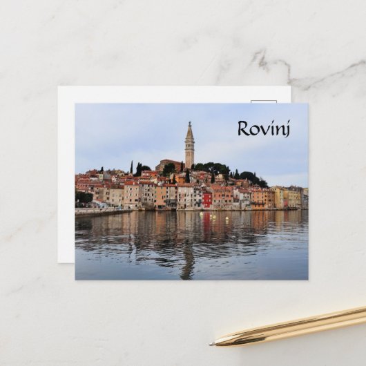 Rovinj Shore Line Briefkaart (Voorkant / Achterkant in situ)