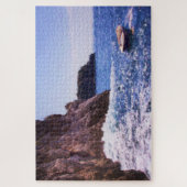 Row Boat aan de kust van Amalfi, Italië Legpuzzel (Verticaal)