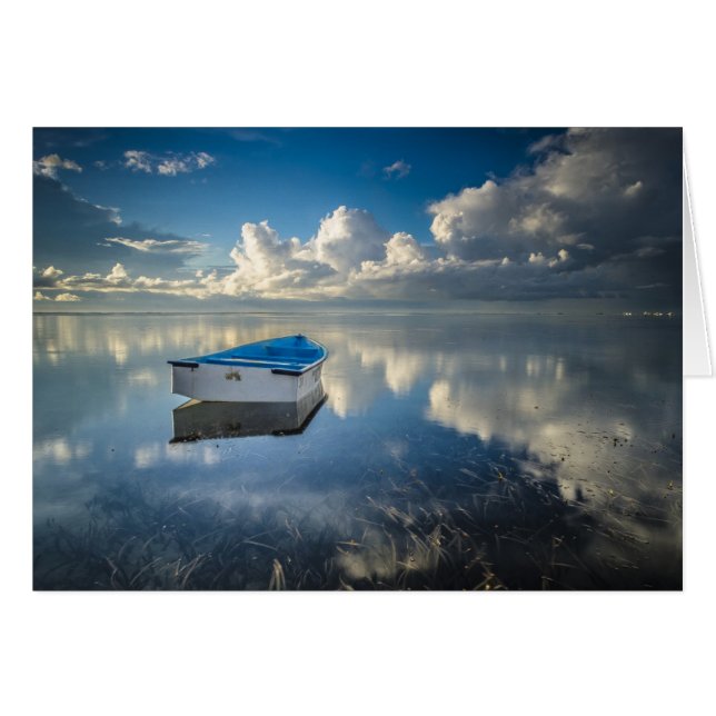 Row Boat op het water (Voorkant Horizontaal)