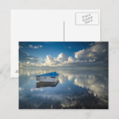 Row Boat op het water Briefkaart (Voorkant / Achterkant)