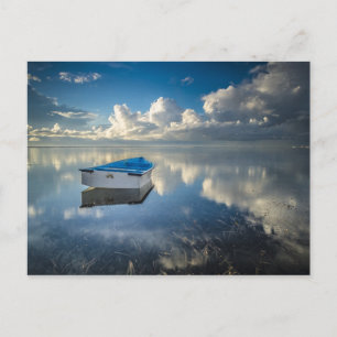 Row Boat op het water Briefkaart