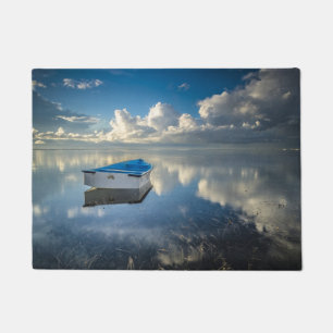 Row Boat op het water Deurmat